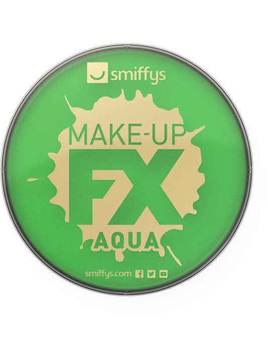 Water Based FX Face and Body Paints by Smiffys 16ml Bright Green