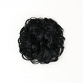 Heat Resistant Curly Messy Hair Bun - 1 Black Magic