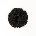 Heat Resistant Curly Messy Hair Bun - 1B Queen Of The Night - Why Not Shop