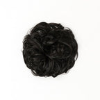 Heat Resistant Curly Messy Hair Bun - 1B Queen Of The Night - Why Not Shop
