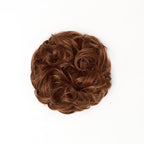 Heat Resistant Curly Messy Hair Bun Rich Cinnamon Brown - 33/30 Sunrose