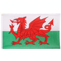 Welsh Flag 5ft x 3ft made from all-weather polyester with red dragon design