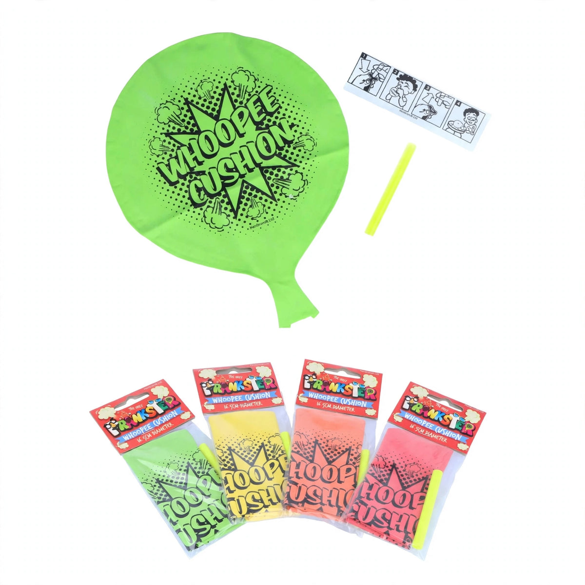 Henbrandt whoopee cushion with 16.5 cm diameter made of rubber
