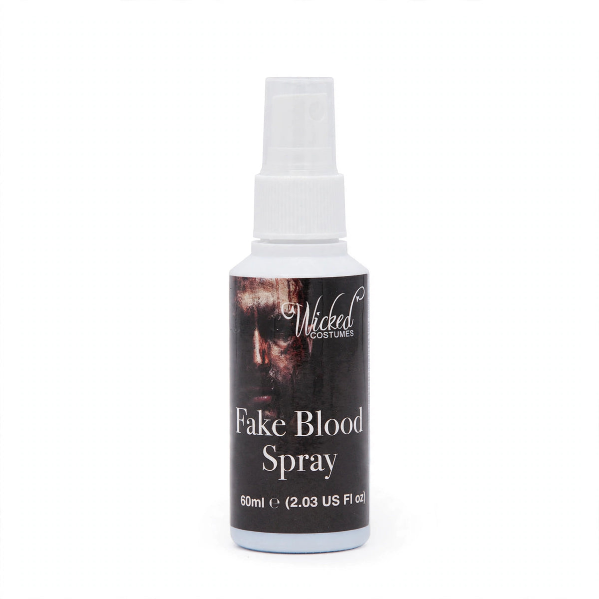 Detail view of Wicked Costumes Fake Blood Spray bottle
