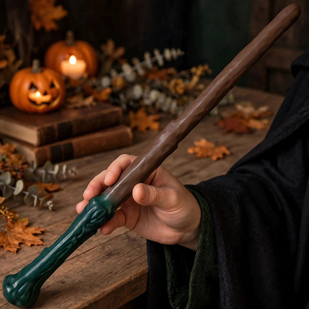 Wizard Wand 35cm used with wizard, witch, and fantasy costumes at Halloween or themed parties