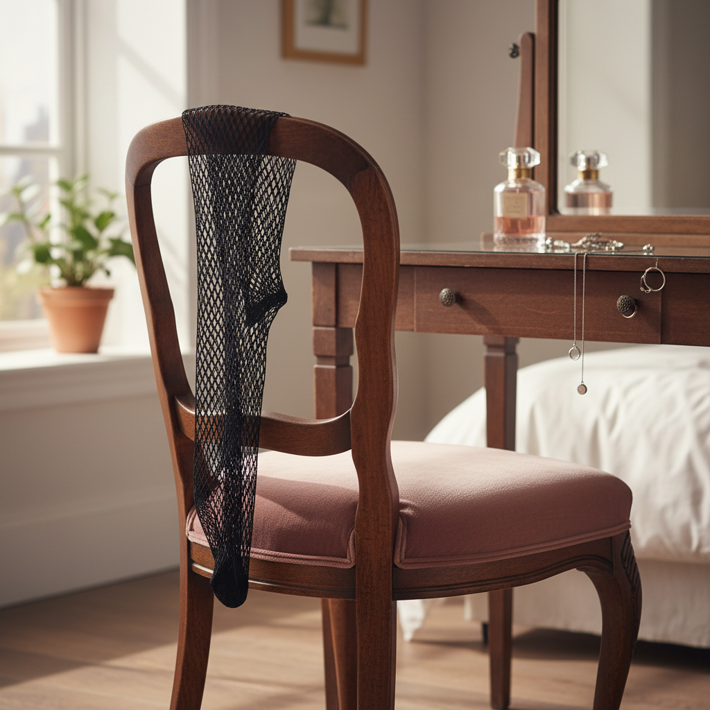 womens-black-fishnet-tights-dressing-table-natural-light
