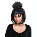 Womens Halloween Dark Mistress Wig in black styled for costume use