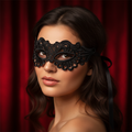 Womens Black Lace Venetian Gothic Eye Mask | Merthyr Tydfil | Why Not Shop Online